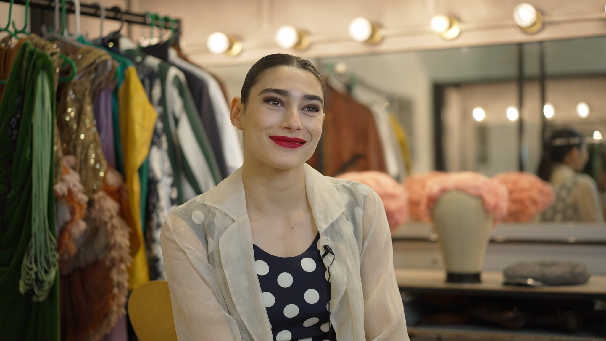Interview with Peaky Blinders theatre performer at Birmingham Hippodrome documentary shoot