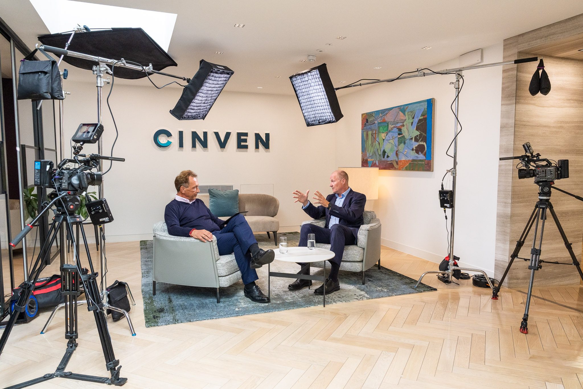 Corporate Interview Filming London, Two Camera Video Production