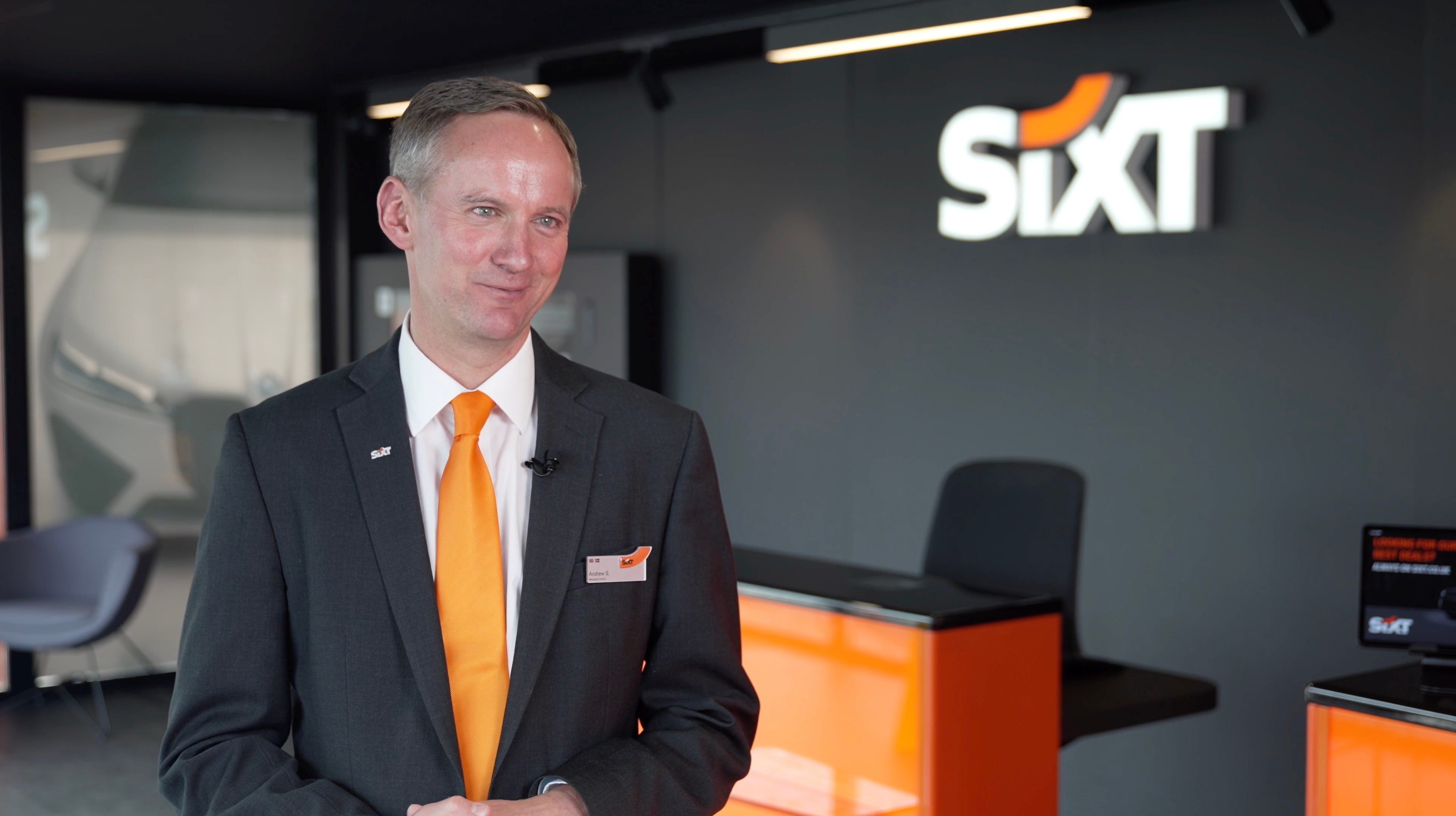 Corporate promotional video shoot for Sixt car rental campaign