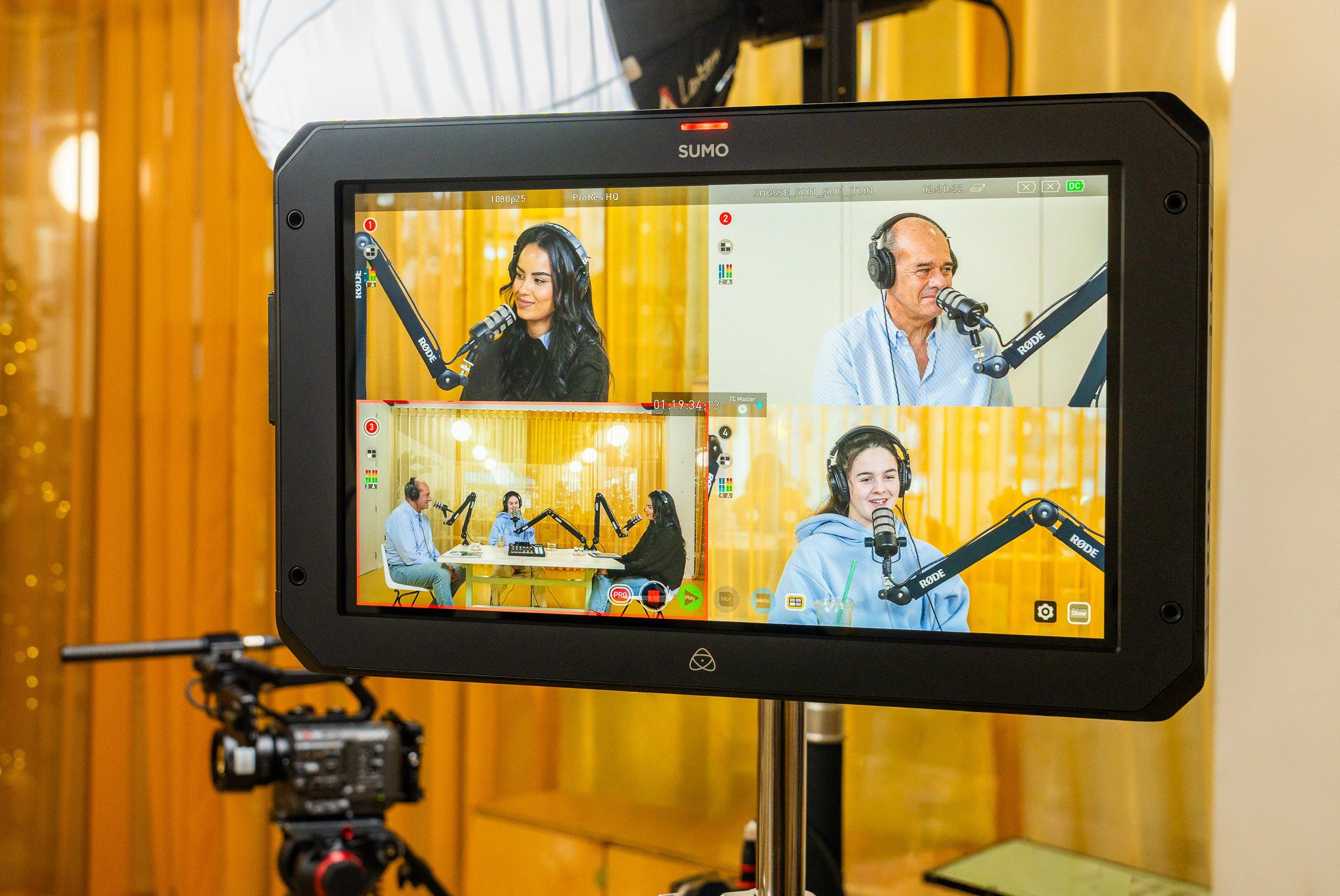 Podcast filming service